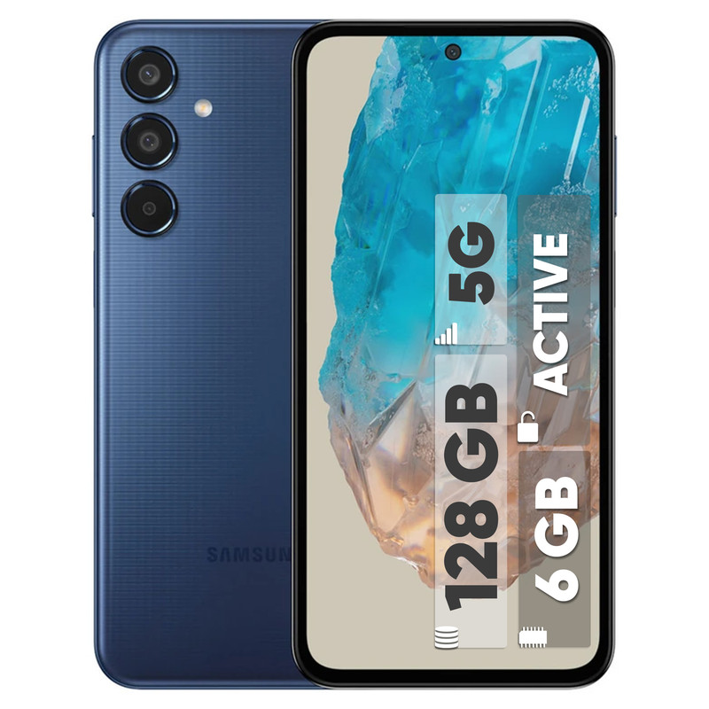 گوشی موبایل سامسونگ مدل Galaxy M35 دو سیم کارت ظرفیت 128 گیگابایت و رم 6 گیگابایت - اکتیو