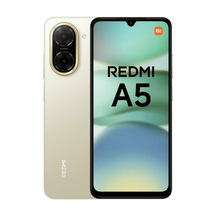 گوشی شیائومی Redmi A5 دو سیم کارت 128 گیگابایت و رم 4 گیگابایت - نسخه به همراه شارژر - به همراه سه عدد قاب