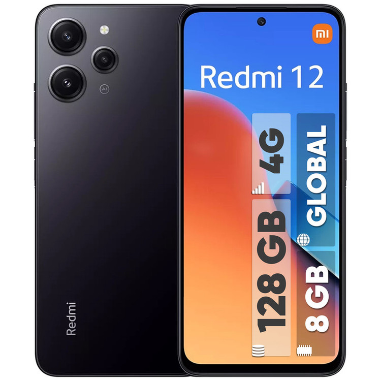 گوشی موبایل شیائومی مدل Redmi 12 دو سیم کارت ظرفیت 128 گیگابایت و رم 8 گیگابایت - پک اندونزی رام گلوبال