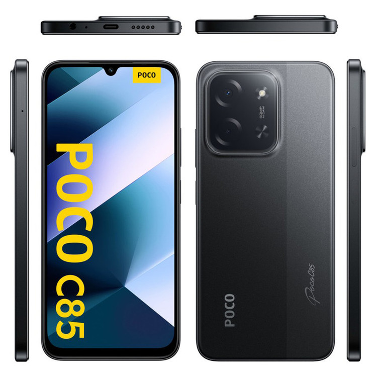 گوشی موبایل شیائومی مدل Poco C85 4G دو سیم کارت ظرفیت 256 گیگابایت و رم 8 گیگابایت - به همراه 2 عدد کاور و 2 عدد محافظ صفحه نمایش