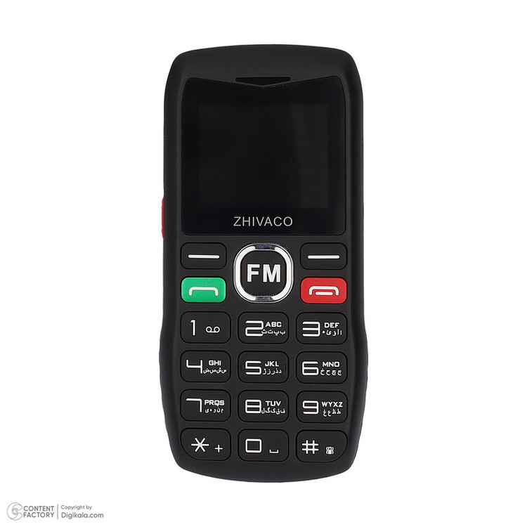 گوشی موبایل ژیواکو مدل F121 دو سیم کارت