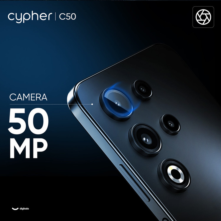 گوشی موبایل سایفر مدل C50 دو سیمکارت ظرفیت 128 گیگابایت و رم 4 گیگابایت
