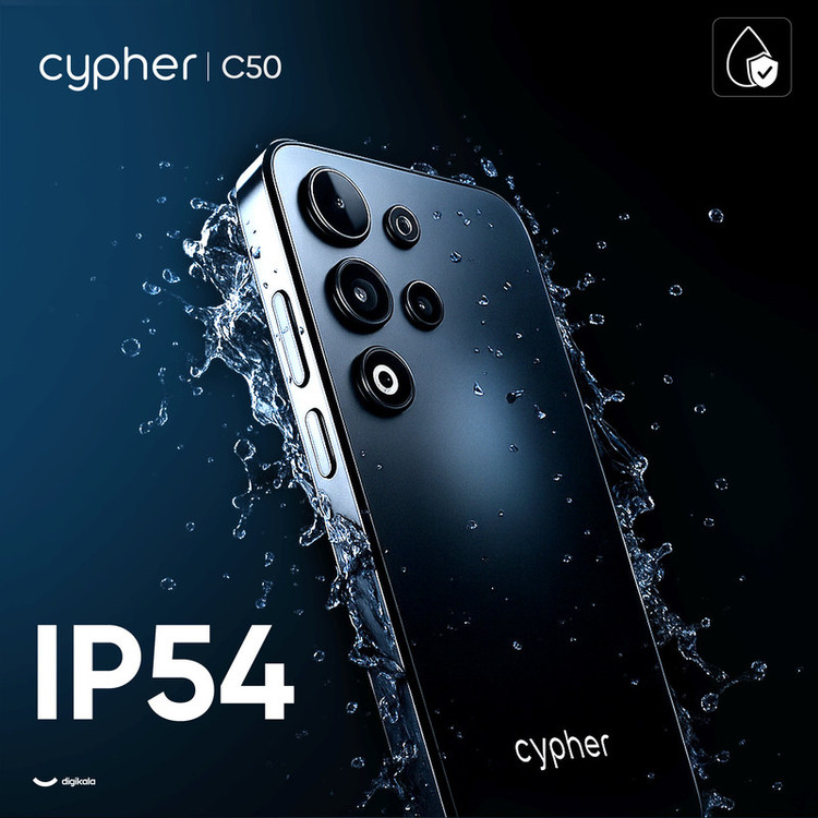 گوشی موبایل سایفر مدل C50 دو سیمکارت ظرفیت 128 گیگابایت و رم 4 گیگابایت