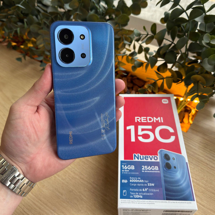 گوشی موبایل شیائومی مدل Redmi 15C 4G دو سیم کارت ظرفیت 256 گیگابایت و رم 8 گیگابایت به همراه 2 عدد کاور و 2 عدد محافظ صفحه نمایش