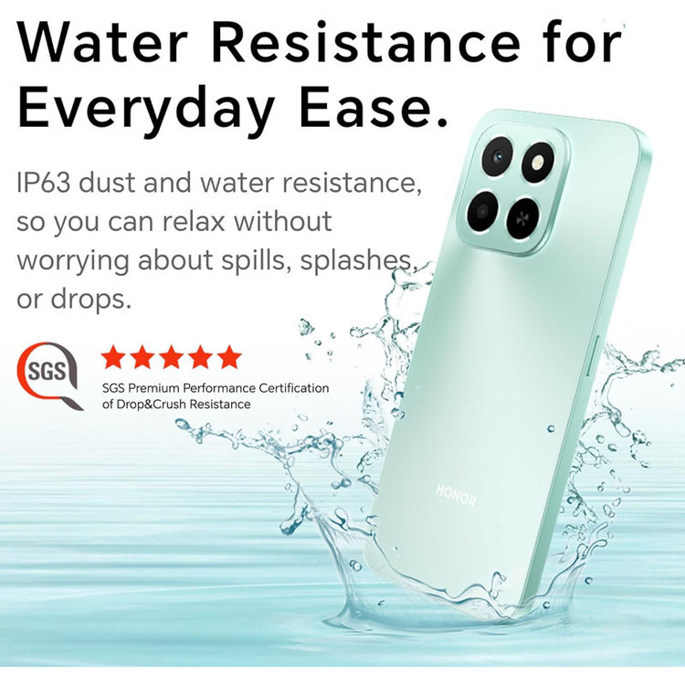 گوشی موبایل آنر مدل X6c دو سیمکارت ظرفیت 256 گیگابایت و رم 6 گیگابایت به همراه فلش مموری سیلیکون پاور مدل Blaze B10 ظرفیت 128 گیگابایت
