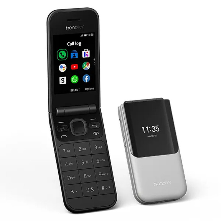 گوشی موبایل هانوفر مدل 2720 Flip دو سیم کارت ظرفیت 128 مگابایت و رم 128 مگابایت