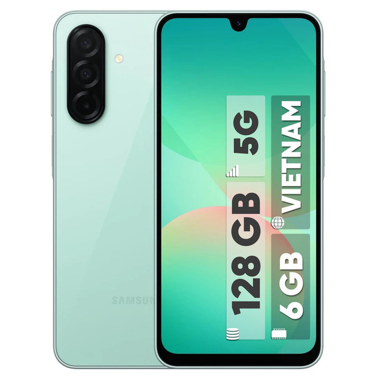گوشی موبایل سامسونگ مدل Galaxy A26 دو سیم کارت ظرفیت 128 گیگابایت و رم 6 گیگابایت - ویتنام - به همراه شارژر 25 وات سامسونگ، کاور سیلیکونی و محافظ صفحه نمایش