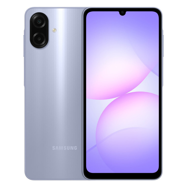 گوشی موبایل سامسونگ مدل Galaxy A07 دو سیم کارت ظرفیت 64 گیگابایت و رم 4 گیگابایت - به همراه شارژر 25 وات سامسونگ، کاور سیلیکونی و محافظ صفحه نمایش