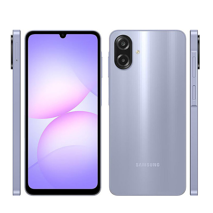 گوشی موبایل سامسونگ مدل Galaxy A07 دو سیم کارت ظرفیت 64 گیگابایت و رم 4 گیگابایت - به همراه شارژر 25 وات سامسونگ، کاور سیلیکونی و محافظ صفحه نمایش