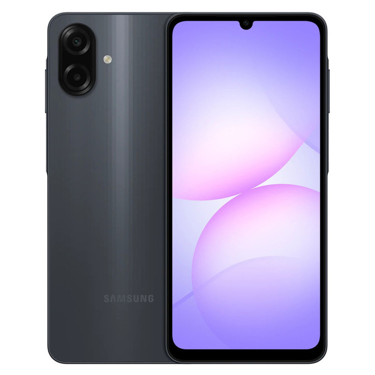 گوشی موبایل سامسونگ مدل Galaxy A07 دو سیم کارت ظرفیت 64 گیگابایت و رم 4 گیگابایت - به همراه شارژر 25 وات سامسونگ، کاور سیلیکونی و محافظ صفحه نمایش