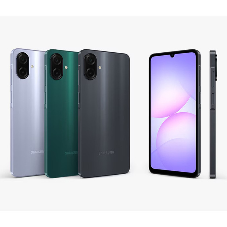 گوشی موبایل سامسونگ مدل Galaxy A07 دو سیم کارت ظرفیت 64 گیگابایت و رم 4 گیگابایت - به همراه شارژر 25 وات سامسونگ، کاور سیلیکونی و محافظ صفحه نمایش