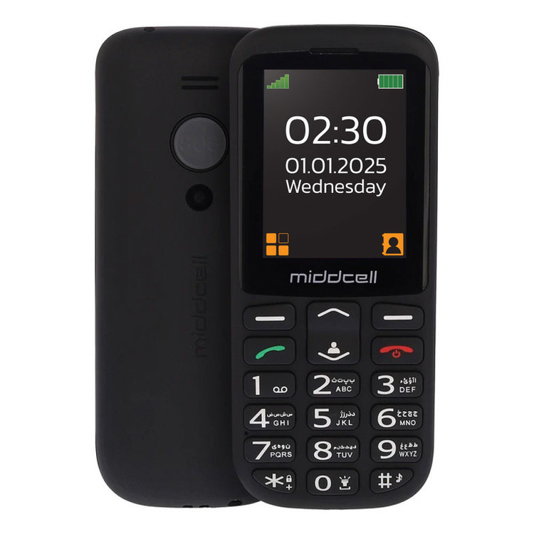 گوشی موبایل میدسل مدل M230 دو سیم کارت ظرفیت 32 مگابایت و رم 32 مگابایت - به همراه هدیه سیمکارت آرین تل با 230 دقیقه مکالمه و 230 عدد پیامک رایگان