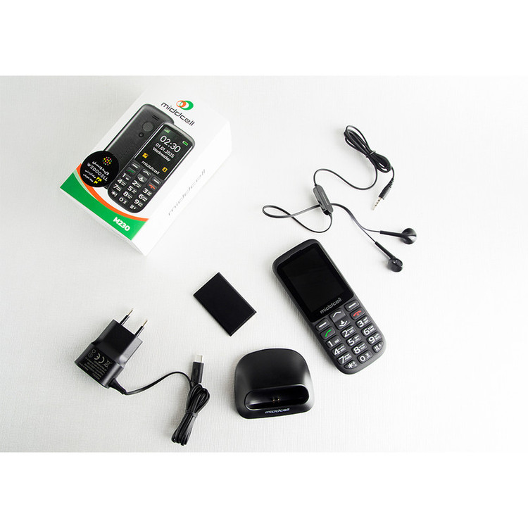 گوشی موبایل میدسل مدل M230 دو سیم کارت ظرفیت 32 مگابایت و رم 32 مگابایت - به همراه هدیه سیمکارت آرین تل با 230 دقیقه مکالمه و 230 عدد پیامک رایگان