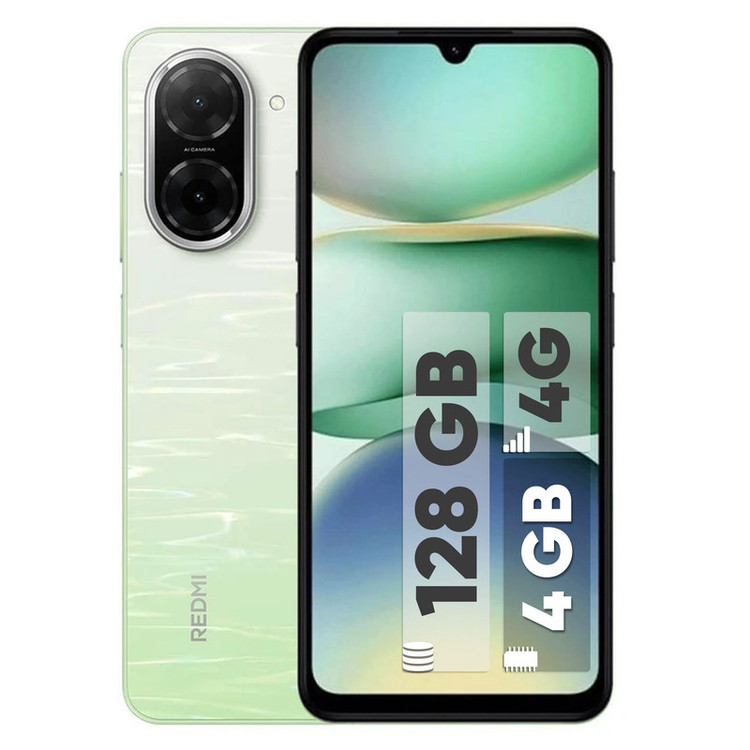 گوشی موبایل شیائومی مدل Redmi A5 دو سیم کارت ظرفیت 128 گیگابایت و رم 4 گیگابایت - نسخه به همراه شارژر - به همراه 2 عدد کاور و 2 عدد محافظ صفحه نمایش