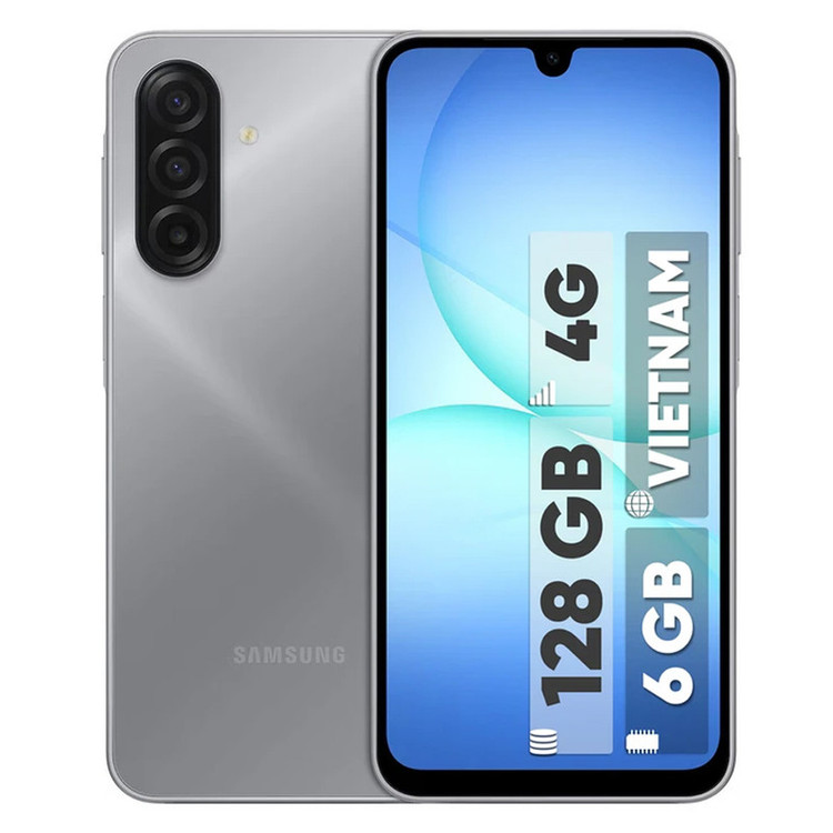 گوشی موبایل سامسونگ مدل Galaxy A17 4G دو سیم کارت ظرفیت 128 گیگابایت و رم 6 گیگابایت - ویتنام - به همراه هدفون بلوتوثی کیو سی وای مدل T13X