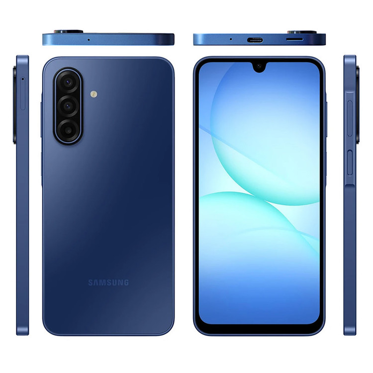 گوشی موبایل سامسونگ مدل Galaxy A17 4G دو سیم کارت ظرفیت 128 گیگابایت و رم 6 گیگابایت - ویتنام - به همراه شارژر 25 وات سامسونگ، 2 عدد قاب و 1 عدد محافظ صفحه نمایش