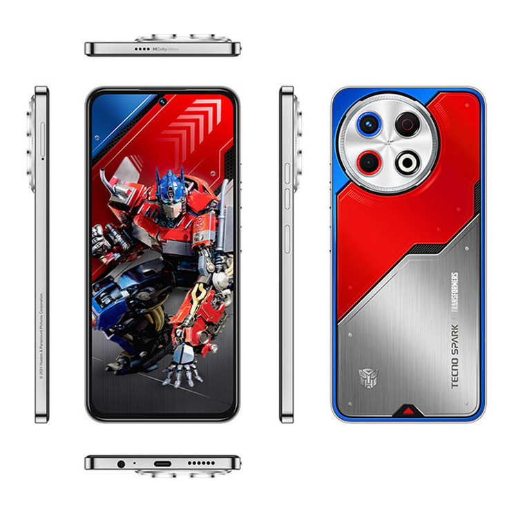 گوشی موبایل تکنو مدل Spark 30 Pro Optimus Prime Limited Edition دو سیم کارت ظرفیت 256 گیگابایت و رم 8 گیگابایت
