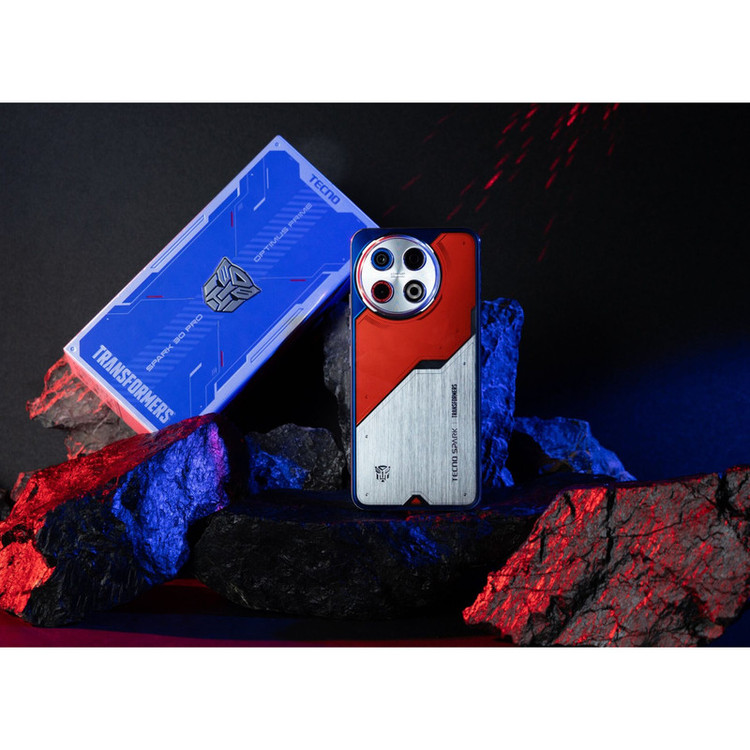 گوشی موبایل تکنو مدل Spark 30 Pro Optimus Prime Limited Edition دو سیم کارت ظرفیت 256 گیگابایت و رم 8 گیگابایت