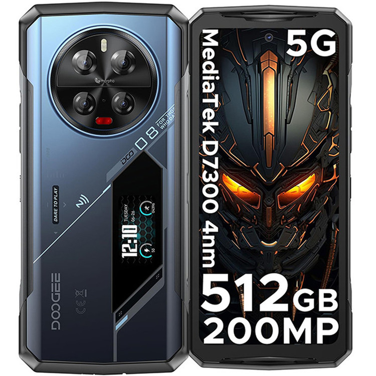 گوشی موبایل دوجی مدل V40 Pro دو سیمکارت ظرفیت 512 گیگابایت و رم 16 گیگابایت