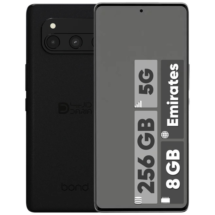 گوشی موبایل داریا مدل bond 5G دو سیم کارت ظرفیت 256 گیگابایت و رم 8 گیگابایت - نسخه امارات