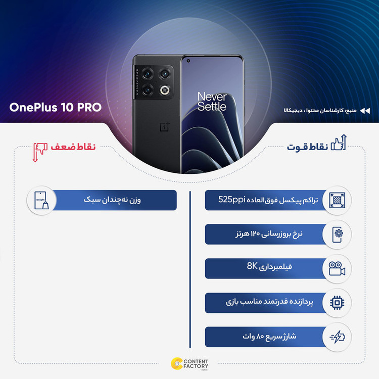 گوشی موبایل وان پلاس مدل 10 Pro دو سیم کارت ظرفیت 256 گیگابایت و رم 12 گیگابایت