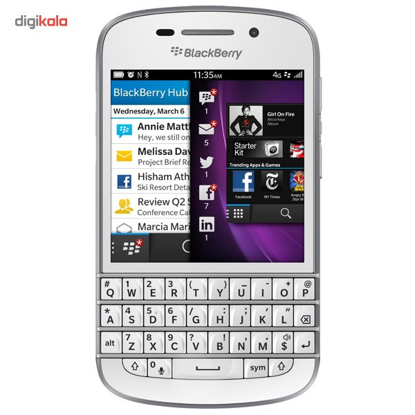 گوشی موبایل بلک بری مدل Q10 RFM121LW