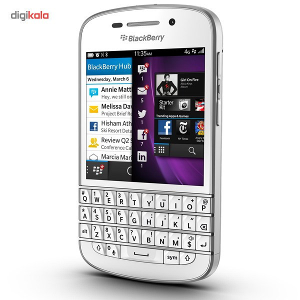 گوشی موبایل بلک بری مدل Q10 RFM121LW
