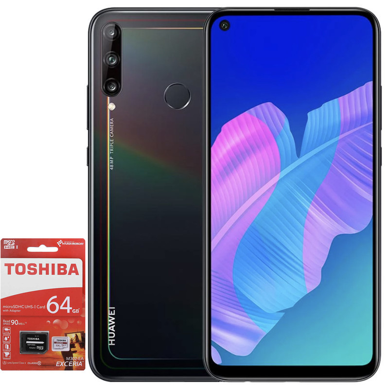 گوشی موبایل هوآوی مدل Huawei Y7p ART-L29 دو سیم کارت ظرفیت 64 گیگابایت به همراه کارت حافظه microSDXC توشیبا ظرفیت 64 گیگابایت